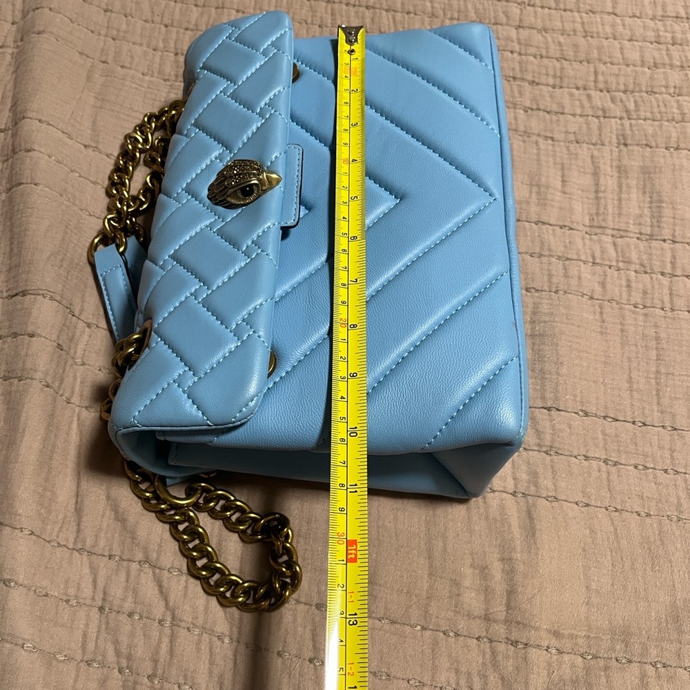 Kurt Geiger Light Blue Quilted Shoulder Bag - Picture 16 of 16